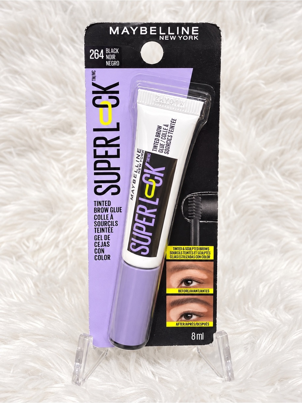 Maybelline Super Lock Tinted Brow Glue – Shade 264 Black